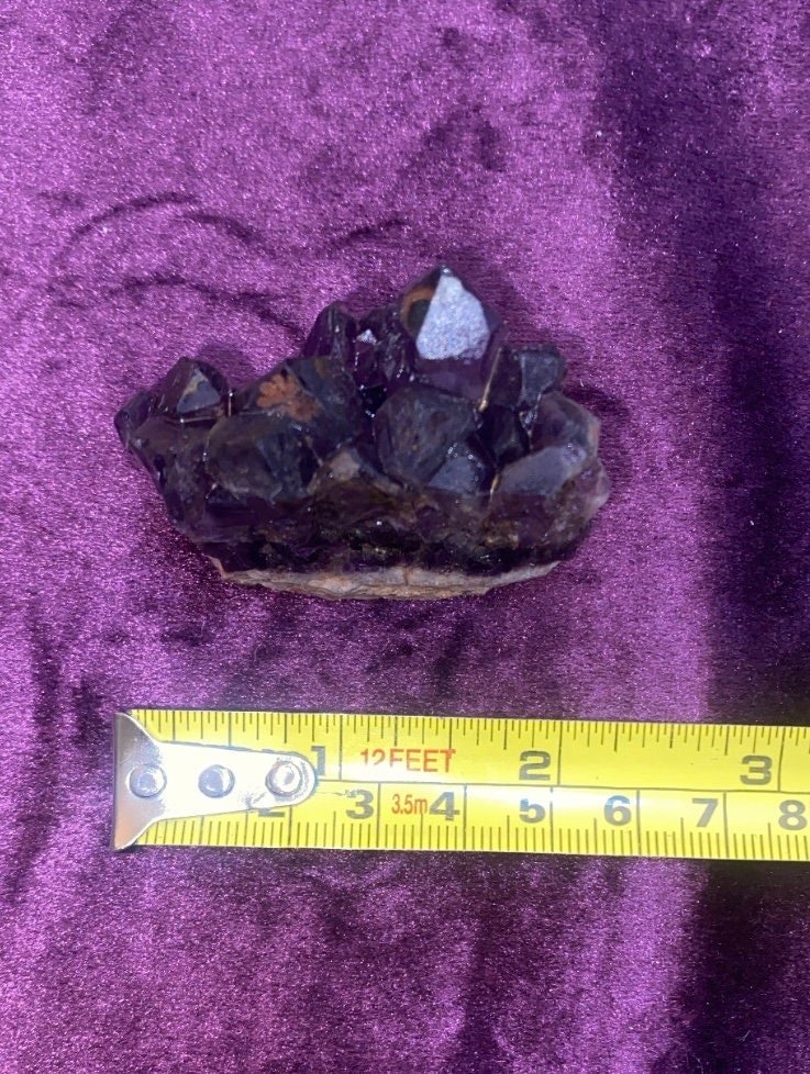 Zambian Amethyst with Hematite Inclusions