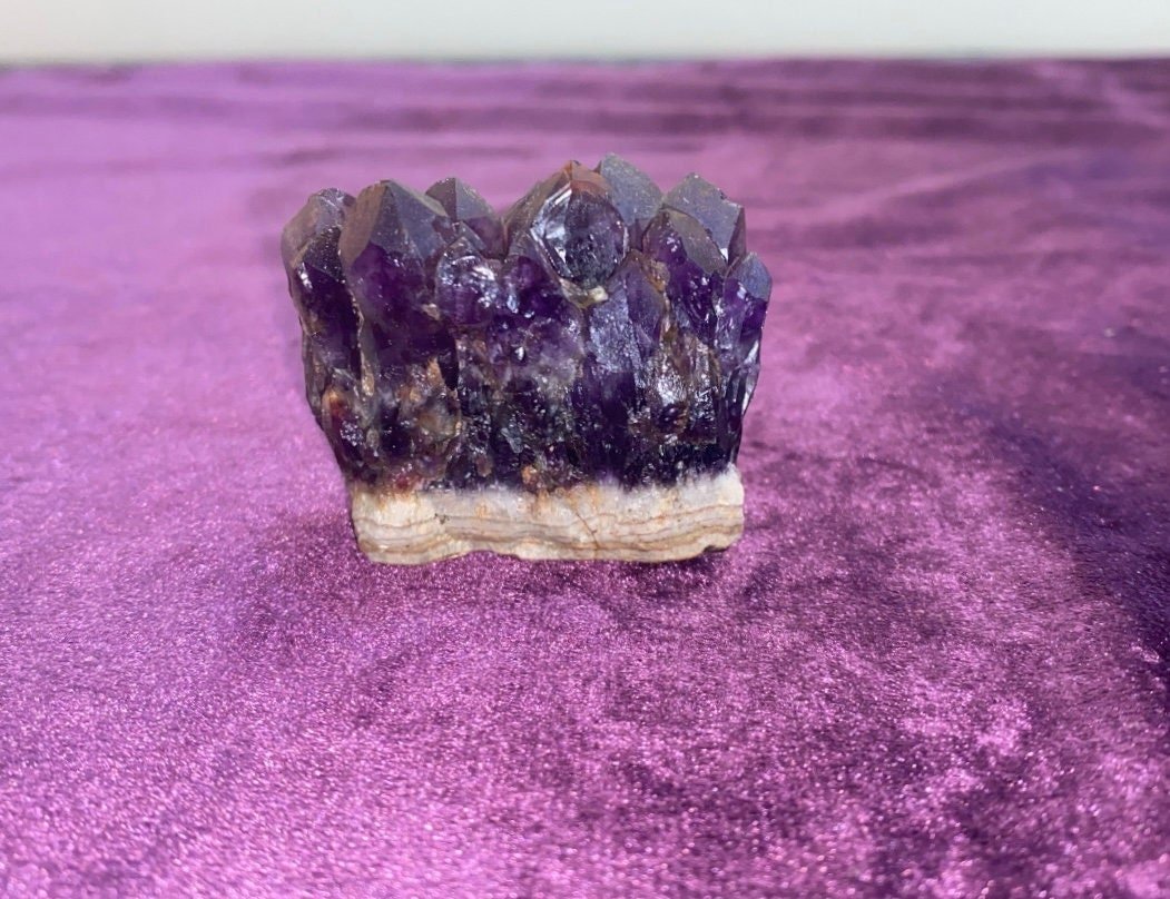 Zambian Amethyst with Hematite Inclusions