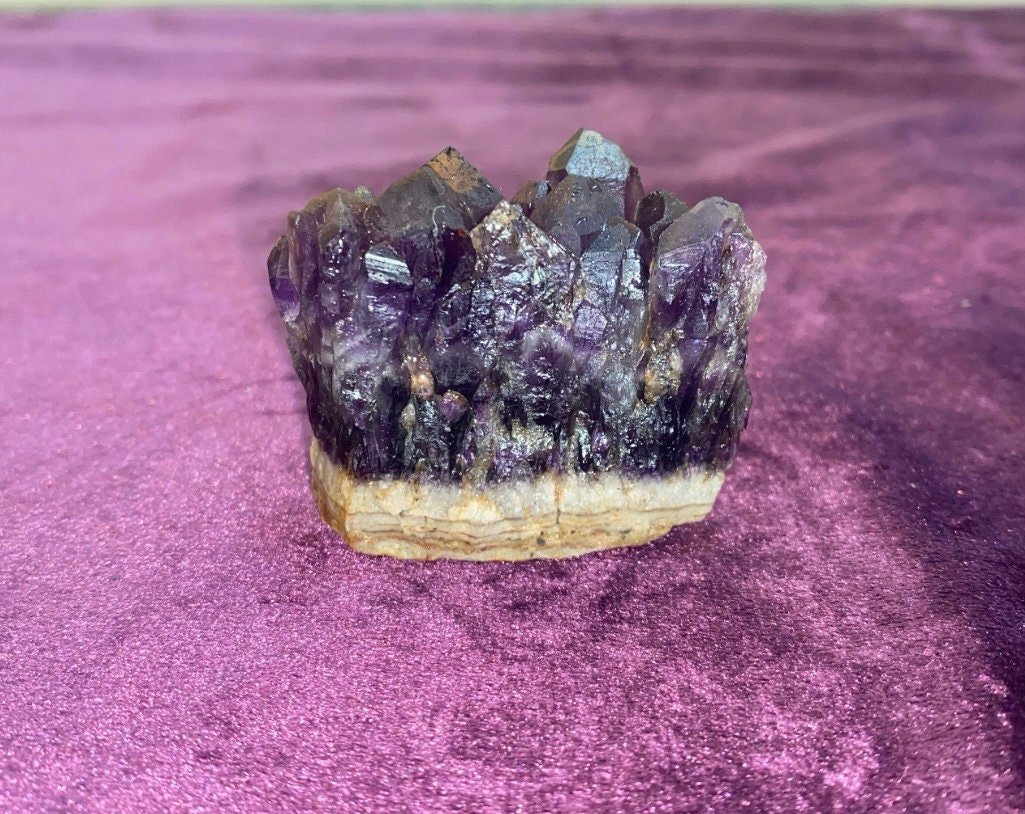 Zambian Amethyst with Hematite Inclusions