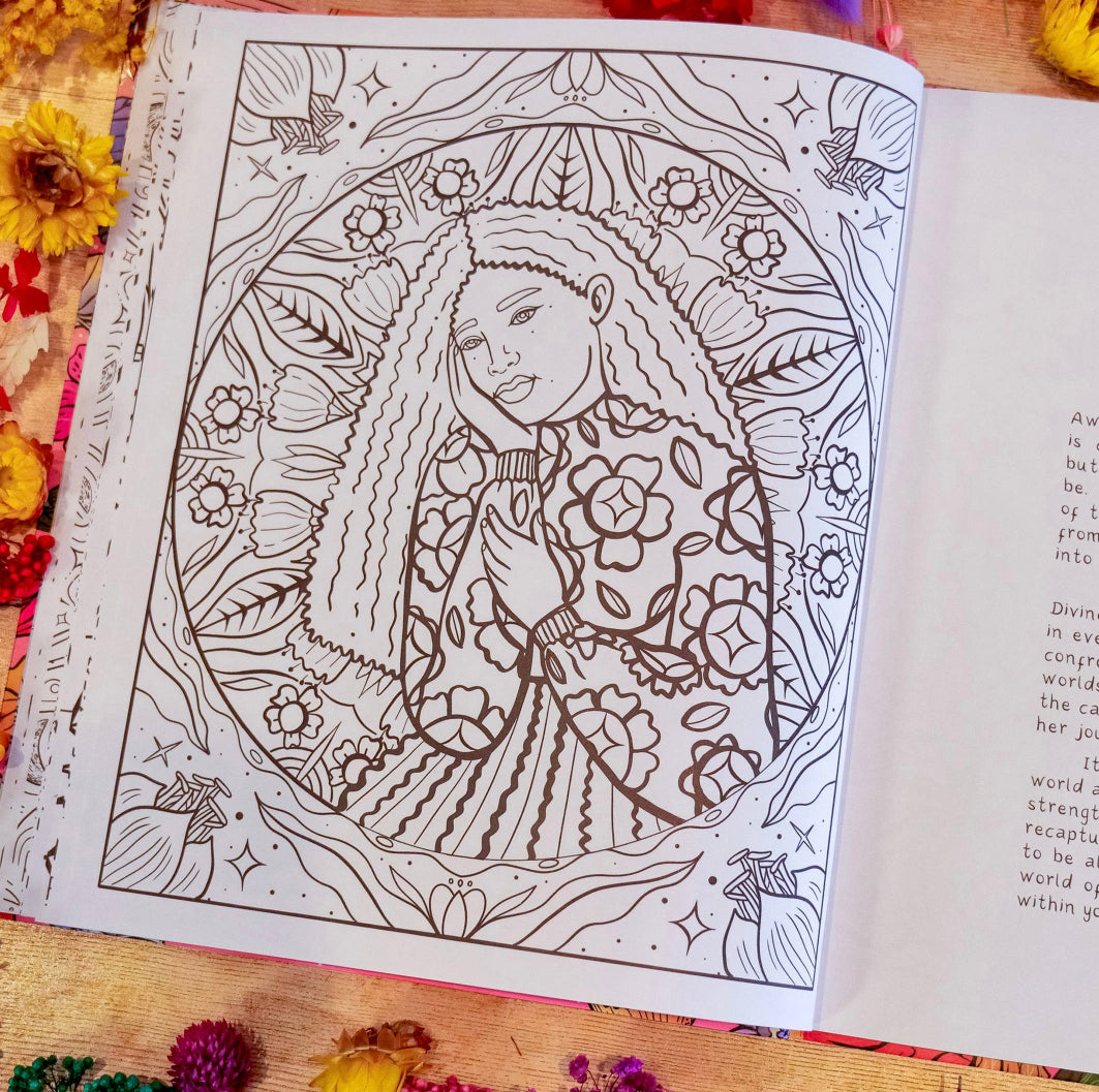 Divine Feminine Coloring Book Flexibound (New)